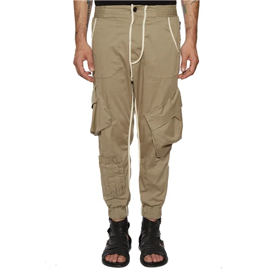 NOSTRASANTISSIMA PANTALONE IN COTONE CARGO Latest fashion