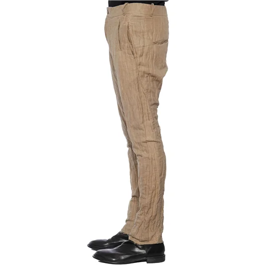 MASNADA PANTALONE IN COTONE E LINO Offerta temporanea