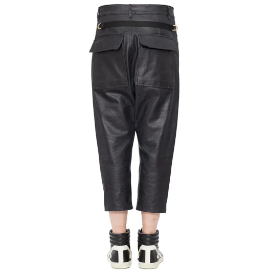 RICK OWENS PANTALONE IN DENIM CERATO Bestseller