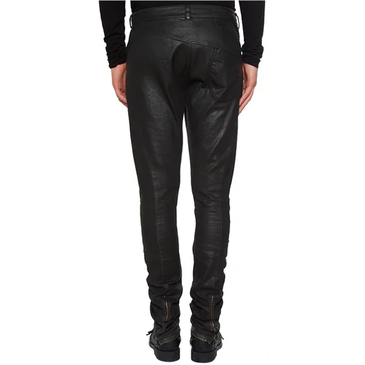 NOSTRASANTISSIMA PANTALONE IN DENIM SLIM SPALMATO Offerte stagionali