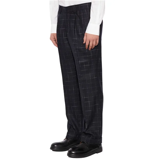 DANIELE ALESSANDRINI PANTALONE IN LANA Enormi risparmi