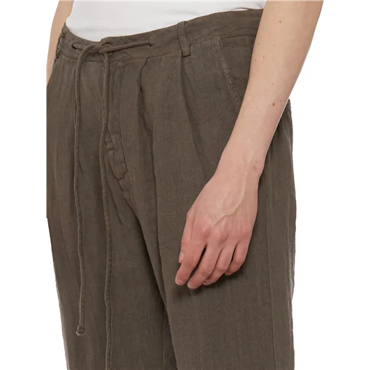 DAUB PANTALONE IN LINO Super Saving Price