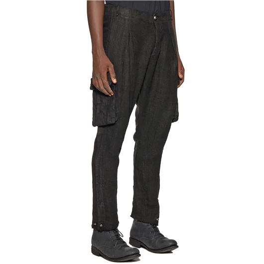 MASNADA PANTALONE IN LINO Ritorno libero