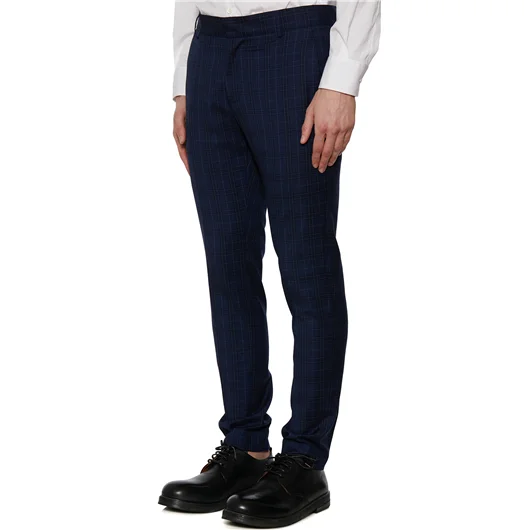 DANIELE ALESSANDRINI PANTALONE SLIMATO IN CHECK Italy