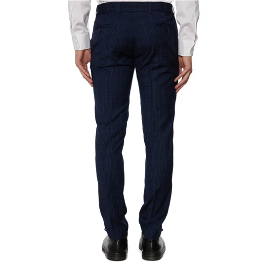 DANIELE ALESSANDRINI PANTALONE SLIMATO IN CHECK Italy