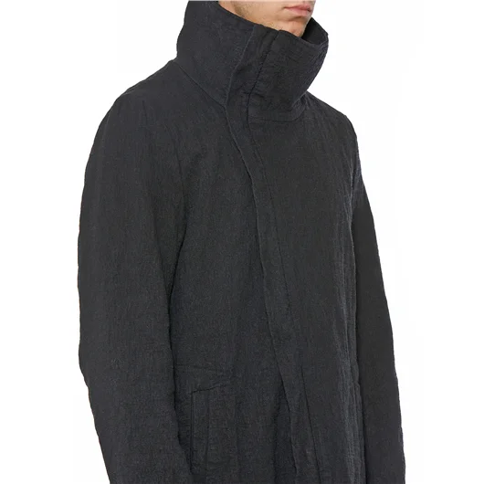 DAUB PARKA ASIMMETRICO IN COTONE E LANA Promozione Limitata