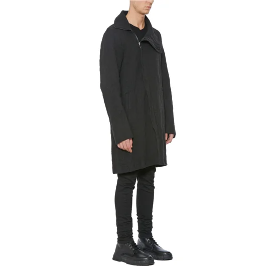 DAUB PARKA ASIMMETRICO IN COTONE E LANA Promozione Limitata