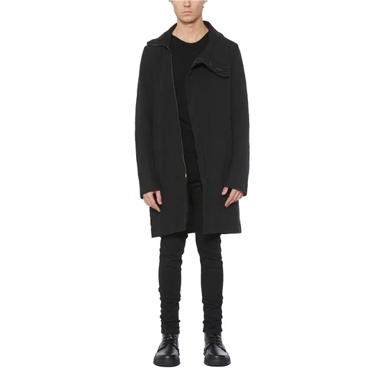 DAUB PARKA ASIMMETRICO IN COTONE E LANA Promozione Limitata
