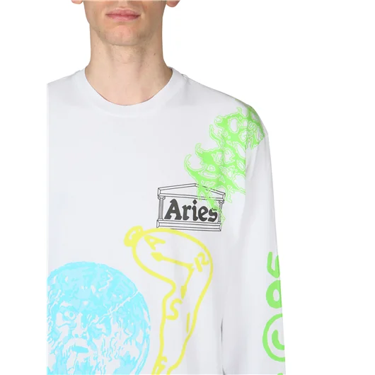 ARIES T-SHIRT FRENCH MONSTER M/L Vendite stagionali