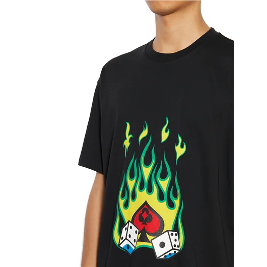 JUST DON T-SHIRT GIROCOLLO IN COTONE Offerta Pasqua