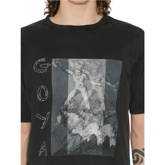 DEATHMASK T-SHIRT GIROCOLLO IN COTONE Offerta San Valentino