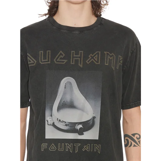 DEATHMASK T-SHIRT GIROCOLLO IN COTONE Offerta Anniversario