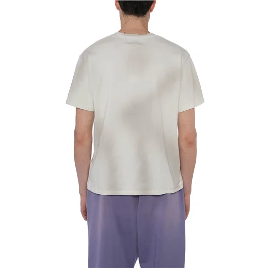 GUESS USA T-SHIRT GIROCOLLO IN COTONE Online Outlet