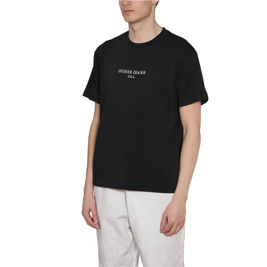 GUESS USA T-SHIRT GIROCOLLO IN COTONE Offerta temporanea
