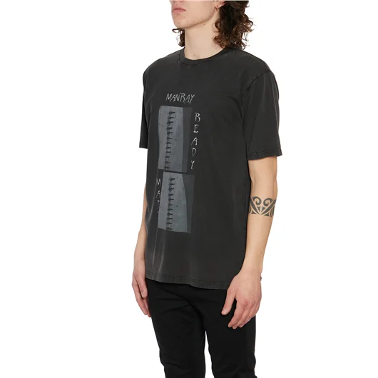 DEATHMASK T-SHIRT GIROCOLLO IN COTONE Offerte esclusive