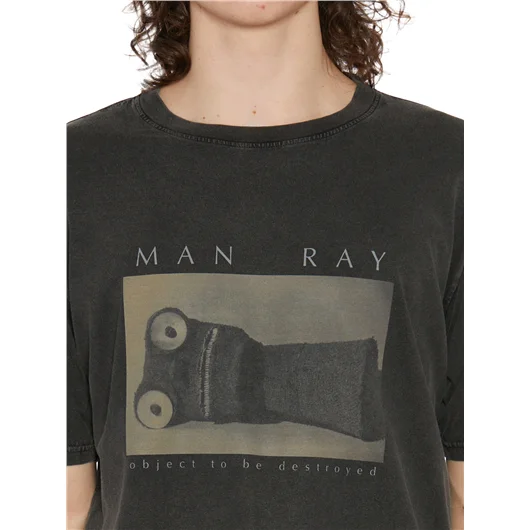 DEATHMASK T-SHIRT GIROCOLLO IN COTONE Lightning offer