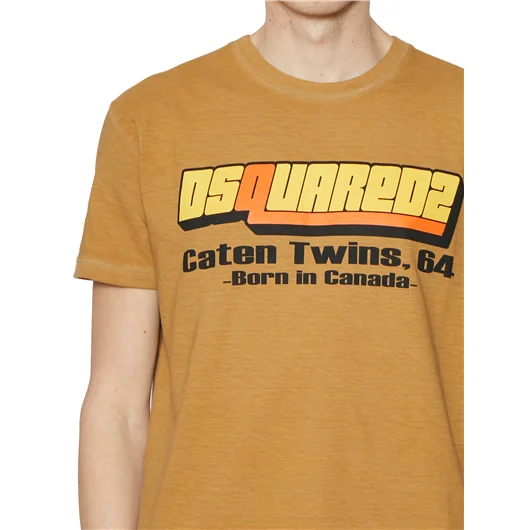 DSQUARED T-SHIRT IN COTONE CON STAMPA Offerte giornaliere