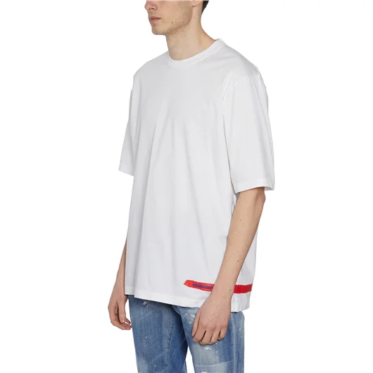 DSQUARED T-SHIRT IN COTONE CON STAMPA Enormi risparmi