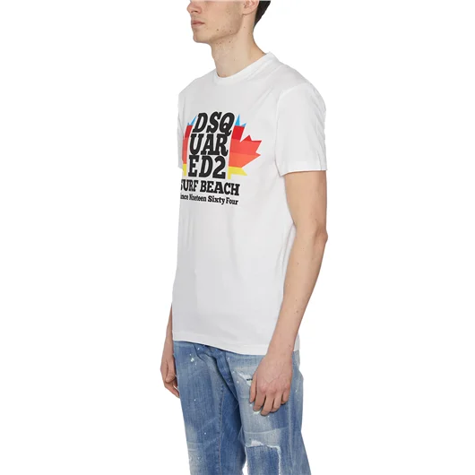 DSQUARED T-SHIRT IN COTONE CON STAMPA Sconti VIP