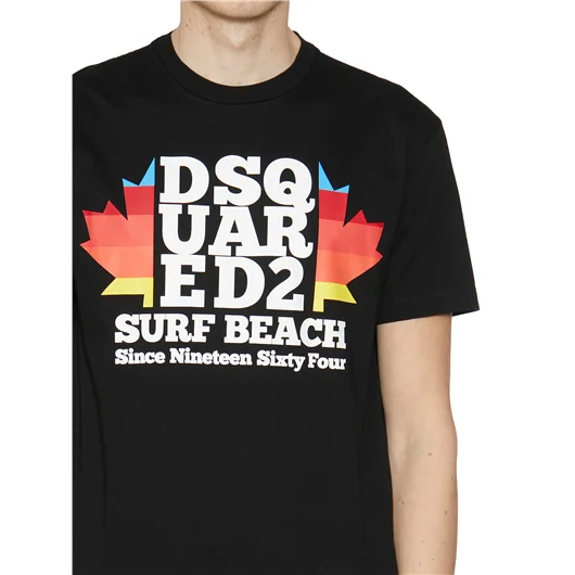DSQUARED T-SHIRT IN COTONE CON STAMPA Prezzo basso