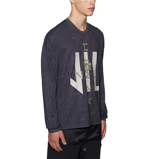 JULIUS NILØS T-SHIRT OVERSIZE STAMPATA Esporta salva