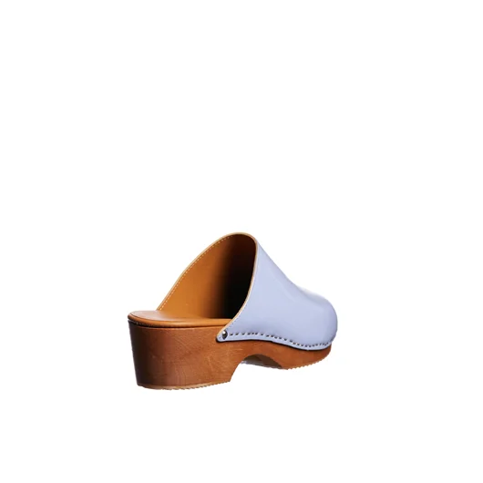 FIGURE DECORATIVE ZOCCOLI IN PELLE E LEGNO Nuovo