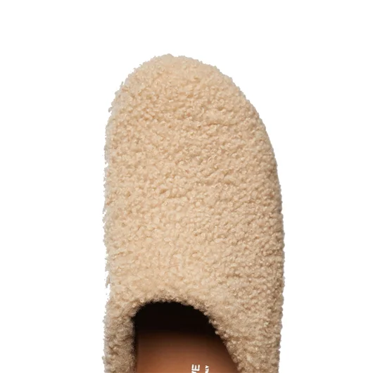 FIGURE DECORATIVE ZOCCOLI IN SHEARLING E LEGNO Vendita