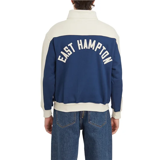 RHUDE FELPA MEZZA ZIP LOGO Affare Del Giorno