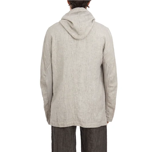 69 BY ISAAC SELLAM FELPA CON ZIP E CAPPUCCIO Sottocosto