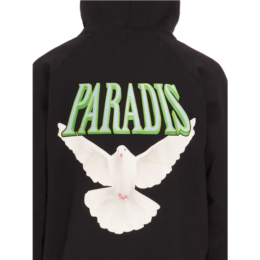 3PARADIS FELPA IN COTONE CON ZIP E CAPPUCCIO Sconto