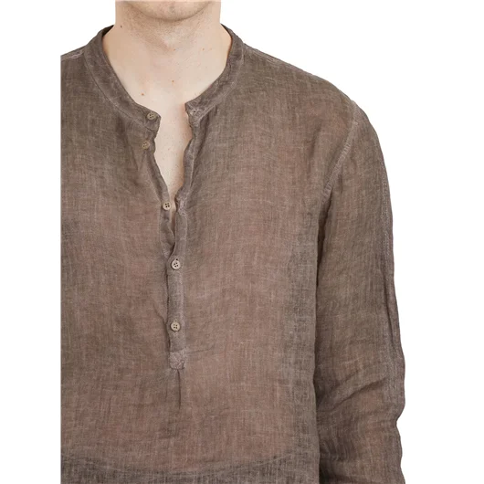 POEME BOHEMIEN CAMICIA SERAFINO IN LINO Spedizione gratuita