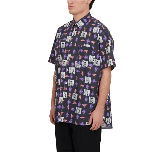 COMME DES GARCONS Shirt CAMICIA IN COTONE CON STAMPA Offerta speciale