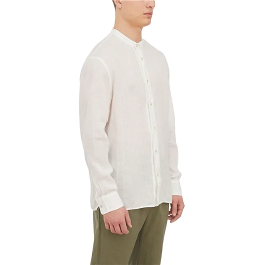 PAOLO PECORA CAMICIA IN LINO Grande vendita