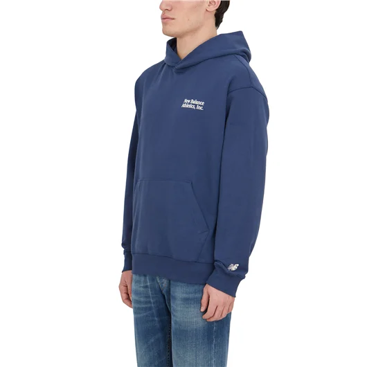 NEW BALANCE FELPA CON CAPPUCCIO IN COTONE Fino al 65% di sconto