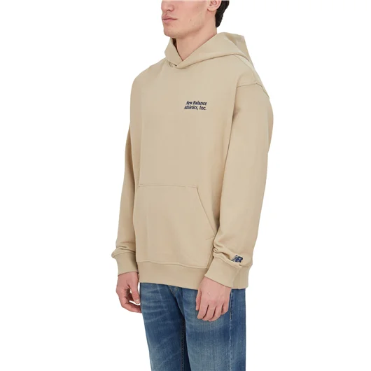 NEW BALANCE FELPA CON CAPPUCCIO IN COTONE Only for today