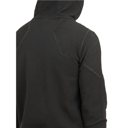 THOM KROM FELPA CON CAPPUCCIO E ZIP Sostegno trimestrale