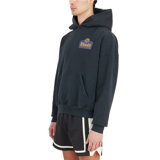 RHUDE FELPA CON CAPPUCCIO GRAND CRU 50% di sconto con spedizione gratuita
