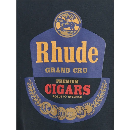 RHUDE FELPA CON CAPPUCCIO GRAND CRU 50% di sconto con spedizione gratuita