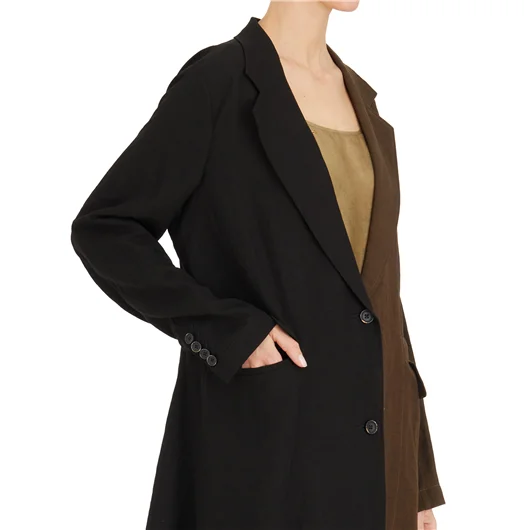 UMA WANG CAPPOTTO CENT MISTO LINO Trasporto libero internazionale