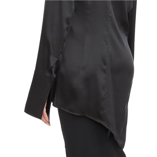 ANN DEMEULEMEESTER CAMICIA JOTIE IN SATIN Limitato a 3 giorni
