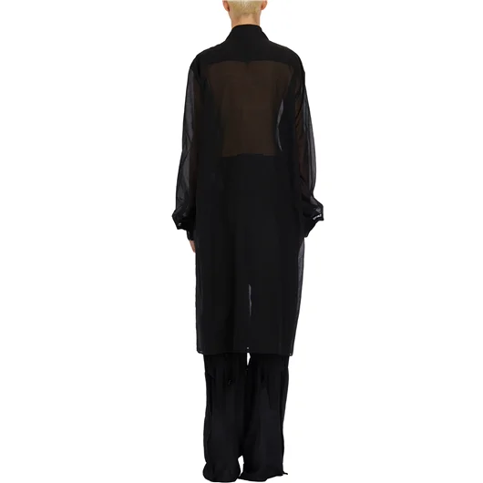 ANN DEMEULEMEESTER CAMICIA LUNGA IN COTONE GABI In Linea
