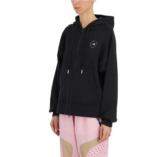 ADIDAS BY STELLA MCCARTNEY FELPA CON ZIP E CAPPUCCIO Spedizione Gratuita