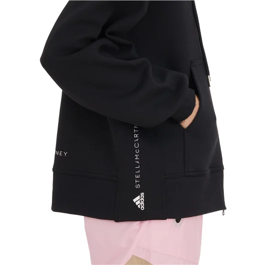 ADIDAS BY STELLA MCCARTNEY FELPA CON ZIP E CAPPUCCIO Spedizione Gratuita
