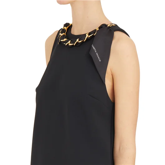 ELISABETTA FRANCHI ABITO MINI IN CREPE STRETCH Novità