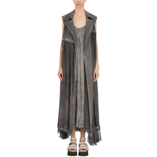 SANCTAMUERTE GILET LUNGO COMBINATO Vendite Flash