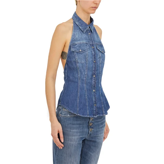DONDUP GILET IN DENIM Sconto di tempo limitato