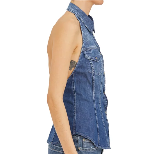 DONDUP GILET IN DENIM Sconto di tempo limitato