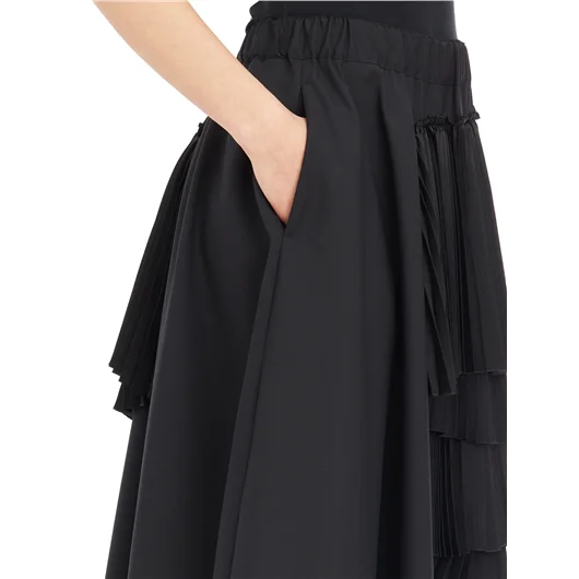 COMME DES GARCONS NOIR GONNA IN LANA A BALZE Offerta Giorno del Papà