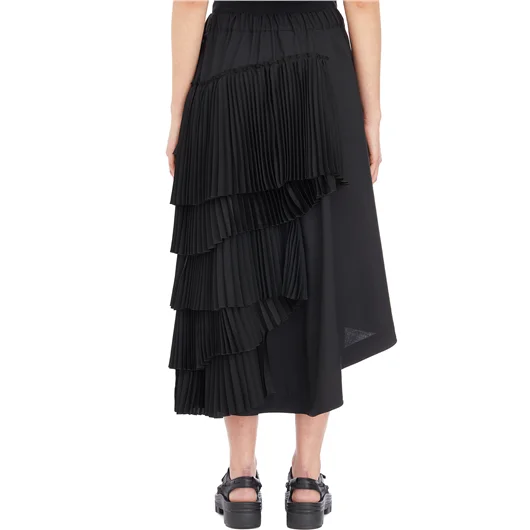 COMME DES GARCONS NOIR GONNA IN LANA A BALZE Offerta Giorno del Papà