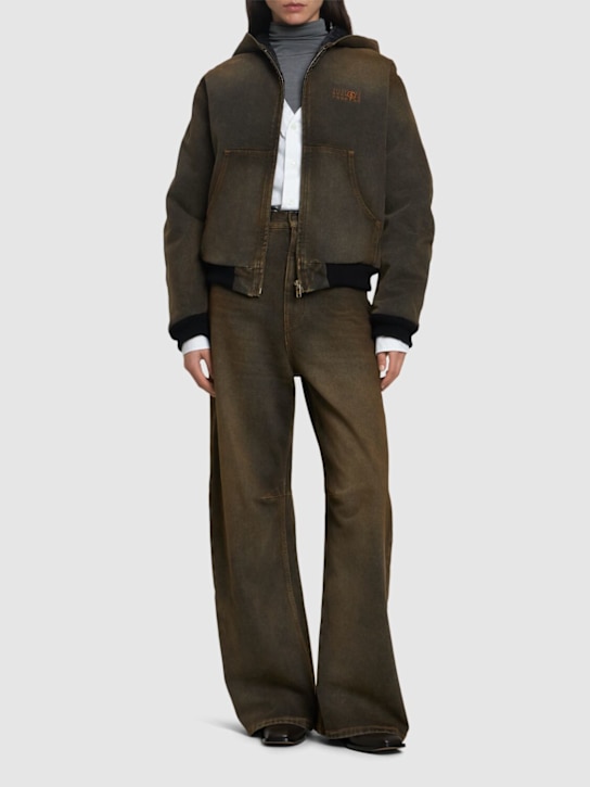 Luisaviaroma Giacca sportiva in cotone con cappuccio e zip Acquista Ora